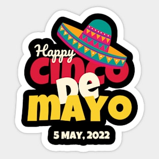 HAPPY CINCO DE MAYO 5 May Sticker